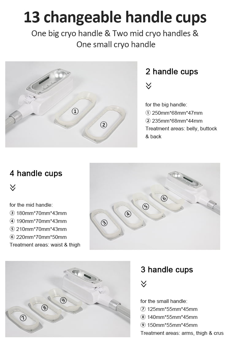 New technology newest beauty equipment belly fat freezing smooth shapes cellulite cryolipolisis machine