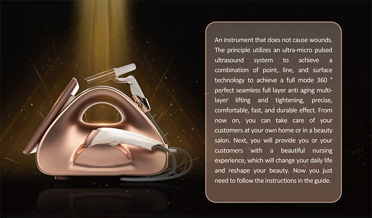 hifu Salon ultrasound face lifting korea rf skin tightening machine