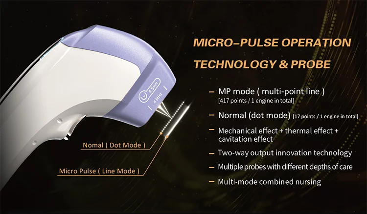 portable ultrasonic hifu face wrinkle removal machine